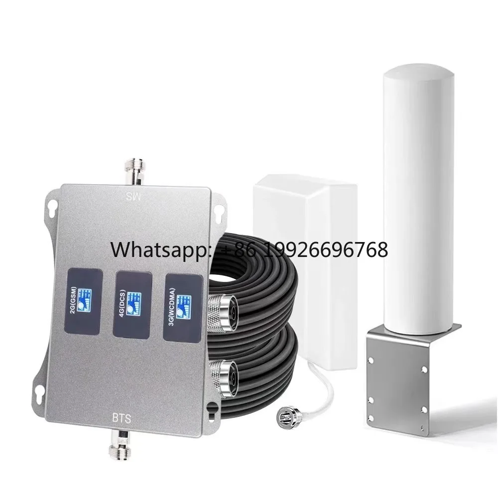 3-Band 4G Mobile Signal Booster with 500-1000sqm Coverage Home & Office Use Signal Repeater Amplifier
3-Band 4G Mobile Signal Booster with 500-1000sqm Coverage Home & Office Use Signal Repeater Amplifier