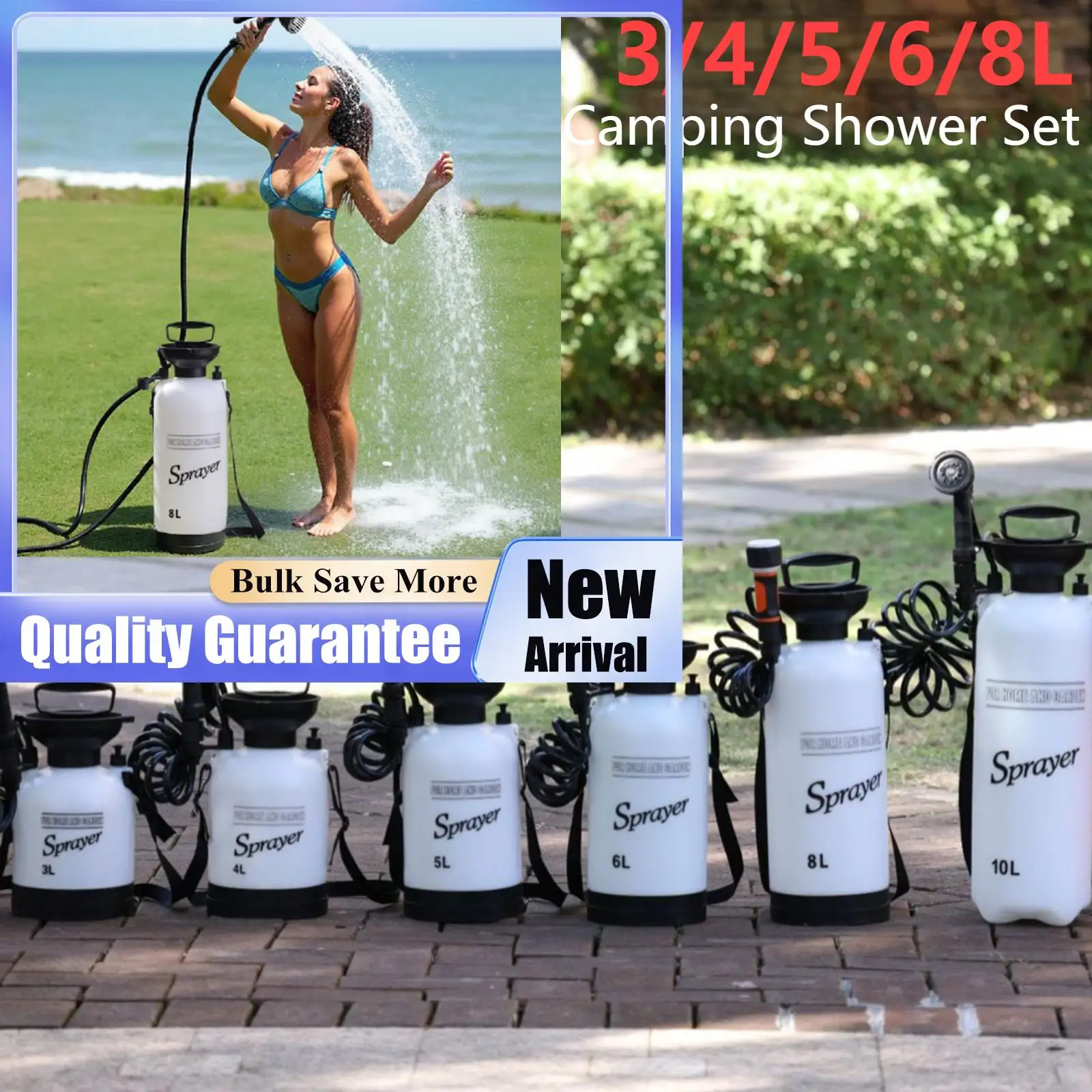 3/4/5/6/8L Car Washing Water Gun Multipurpose Manual Shower Pump Camping Beach Portable Outdoor Garden Flower Watering Equipment
3/4/5/6/8L Car Washing Water Gun Multipurpose Manual Shower Pump Camping Beach Portable Outdoor Garden Flower Watering Equipment