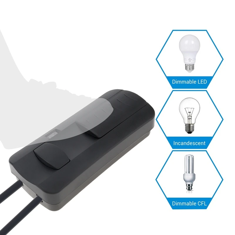 220V Foot Dimmer Switch Foot Operated LED Dimmer Switch Full Range Inline Slide Control Switch for Floor Lamp / LED Lamp
220V Foot Dimmer Switch Foot Operated LED Dimmer Switch Full Range Inline Slide Control Switch for Floor Lamp / LED Lamp