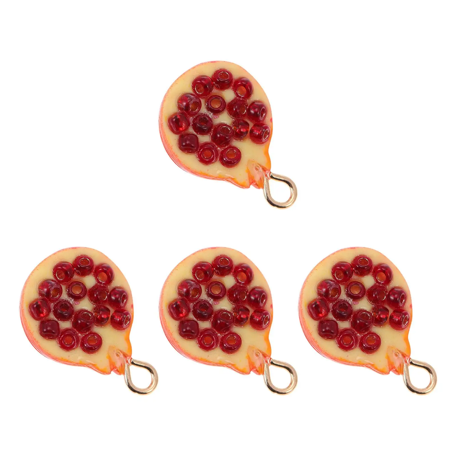 4 Pcs Fruit Resin Painted Pendant Earrings DIY Jewelry Making Charms Lightweight Durable Smooth Edge Accessories
4 Pcs Fruit Resin Painted Pendant Earrings DIY Jewelry Making Charms Lightweight Durable Smooth Edge Accessories