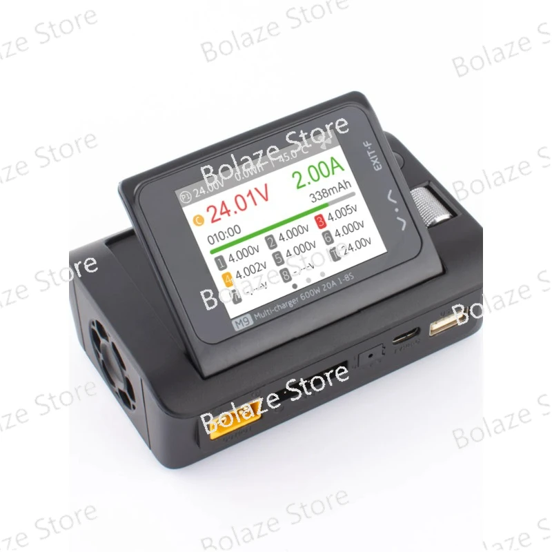 Toolkitrc M9 1-8S Intelligent Voice Broadcast Lithium Battery Balanced Charger Yuwu Elf Charger
Toolkitrc M9 1-8S Intelligent Voice Broadcast Lithium Battery Balanced Charger Yuwu Elf Charger