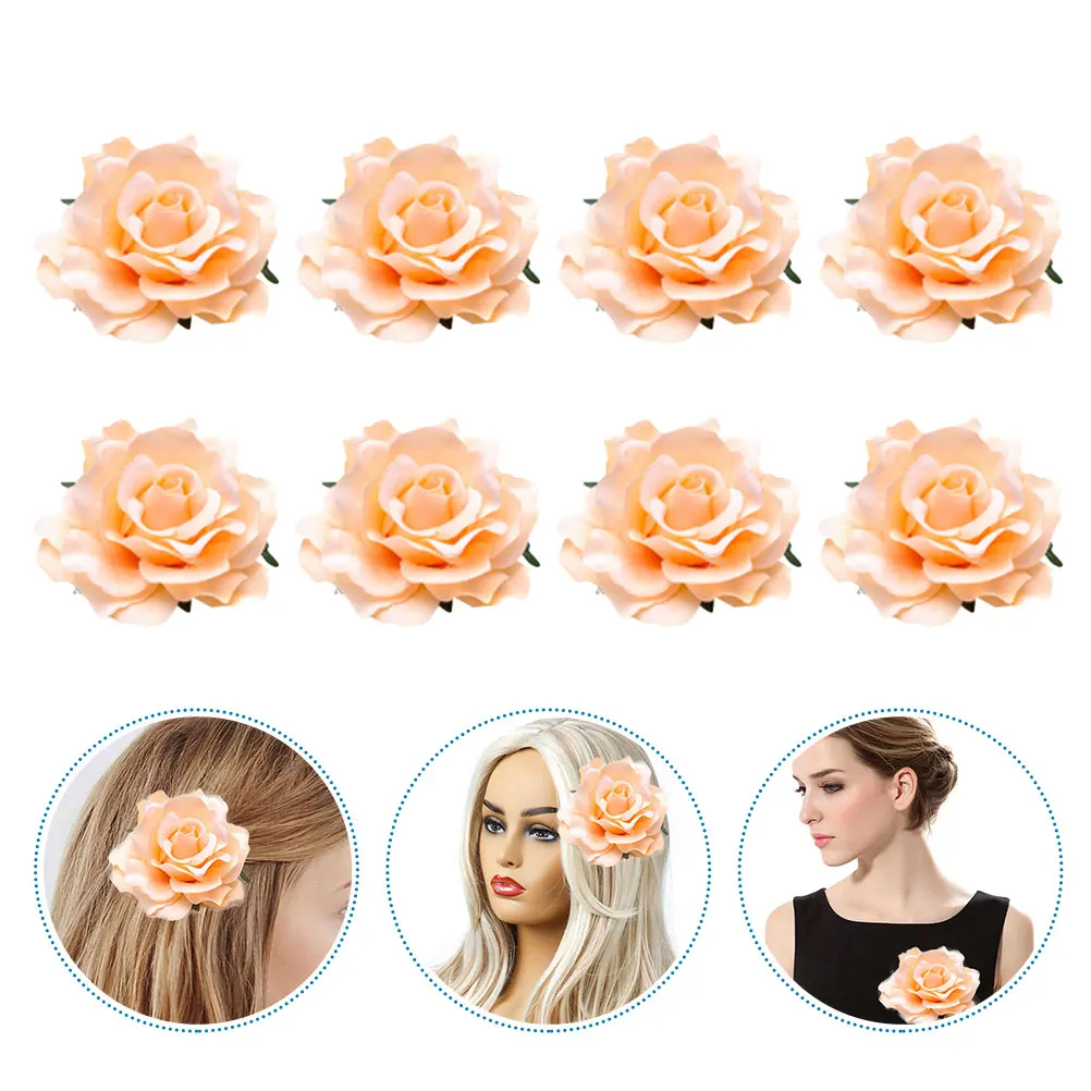 8 Pcs Rose Brooch Flower Pin Fake Corsage Headband Fabrics Dress Boutonniere Woman Flowers for Hair Accessories
8 Pcs Rose Brooch Flower Pin Fake Corsage Headband Fabrics Dress Boutonniere Woman Flowers for Hair Accessories