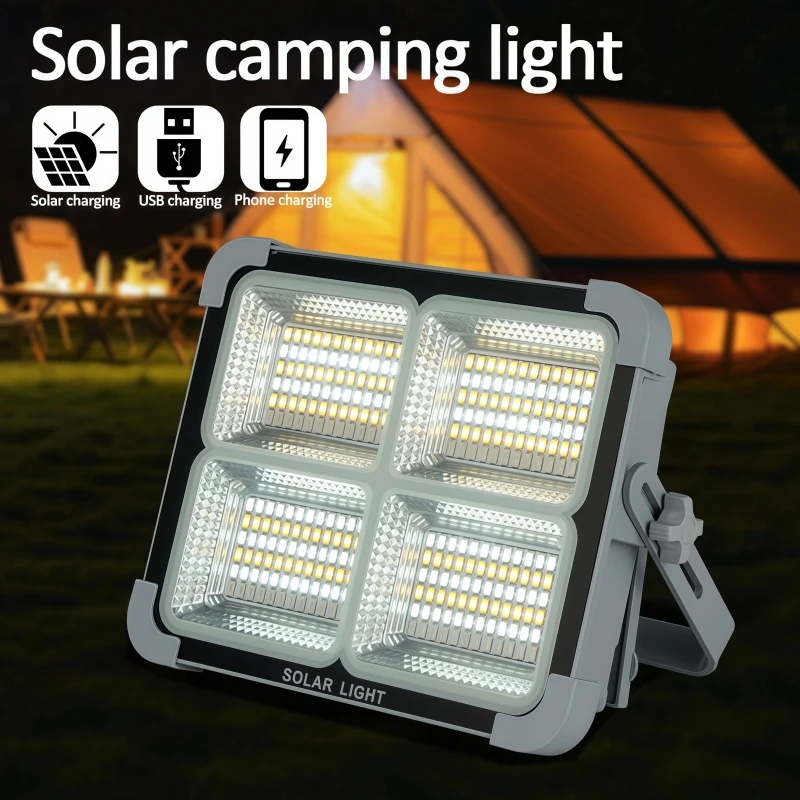 Outdoor Portable Solar Emergency Light, USB Rechargeable, Suitable for Emergency Repairs, Camping, Fishing and Other Scenarios
Outdoor Portable Solar Emergency Light, USB Rechargeable, Suitable for Emergency Repairs, Camping, Fishing and Other Scenarios