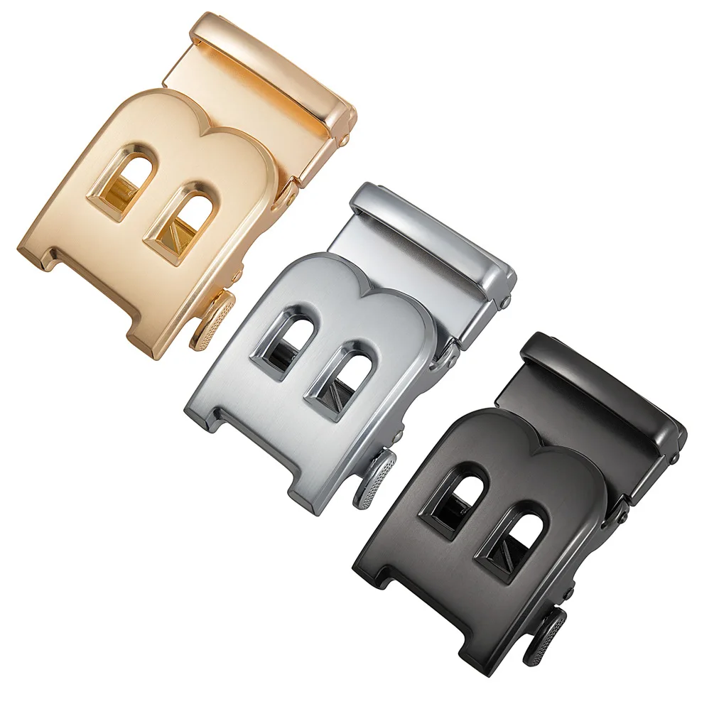 Новинка для ремня 3,5 см, автоматическая пряжка B, дизайнерская пряжка для ремня, модная мужская деловая автоматическая пряжка из золотого, серебряного, черного сплава
Новинка для ремня 3,5 см, автоматическая пряжка B, дизайнерская пряжка для ремня, модная мужская деловая автоматическая пряжка из золотого, серебряного, черного сплава