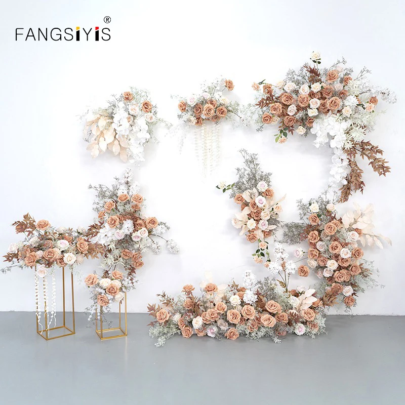 New Wedding coffee Floral Artificial Flower Row Arrangement Road Lead Flower Ball Auditorium Mariage Backdrop Wall Decoration
New Wedding coffee Floral Artificial Flower Row Arrangement Road Lead Flower Ball Auditorium Mariage Backdrop Wall Decoration