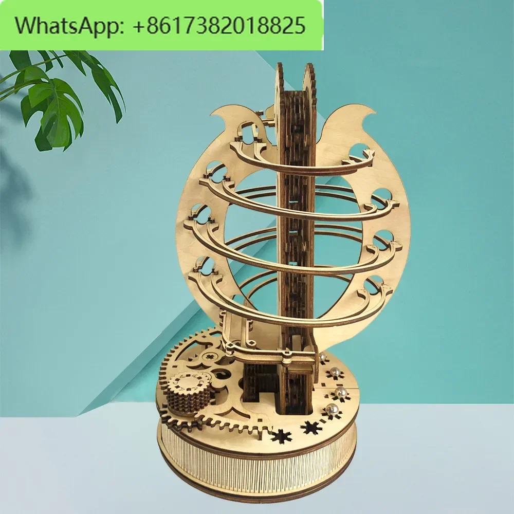 Механическая модель трекового шара, 3D деревянная головоломка, собранная вручную игрушка, декомпрессионный комплект для взрослых
Механическая модель трекового шара, 3D деревянная головоломка, собранная вручную игрушка, декомпрессионный комплект для взрослых