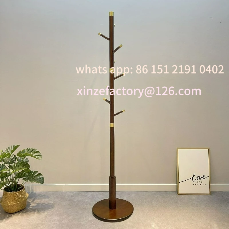 Customizable Coat Rack Floor Pure Copper Ash Wood New Chinese Bedroom Hanger
Customizable Coat Rack Floor Pure Copper Ash Wood New Chinese Bedroom Hanger