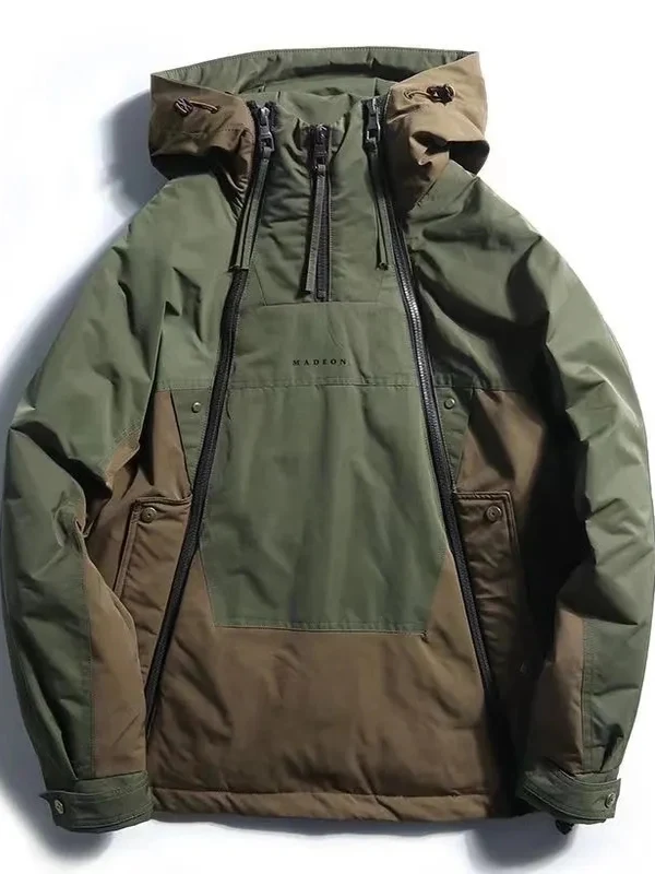 Military een Men's Fce Jaet Windproof Double Door Zipper Spor Casual Warm Thiened Long Sve Hooded Coat
Military een Men's Fce Jaet Windproof Double Door Zipper Spor Casual Warm Thiened Long Sve Hooded Coat