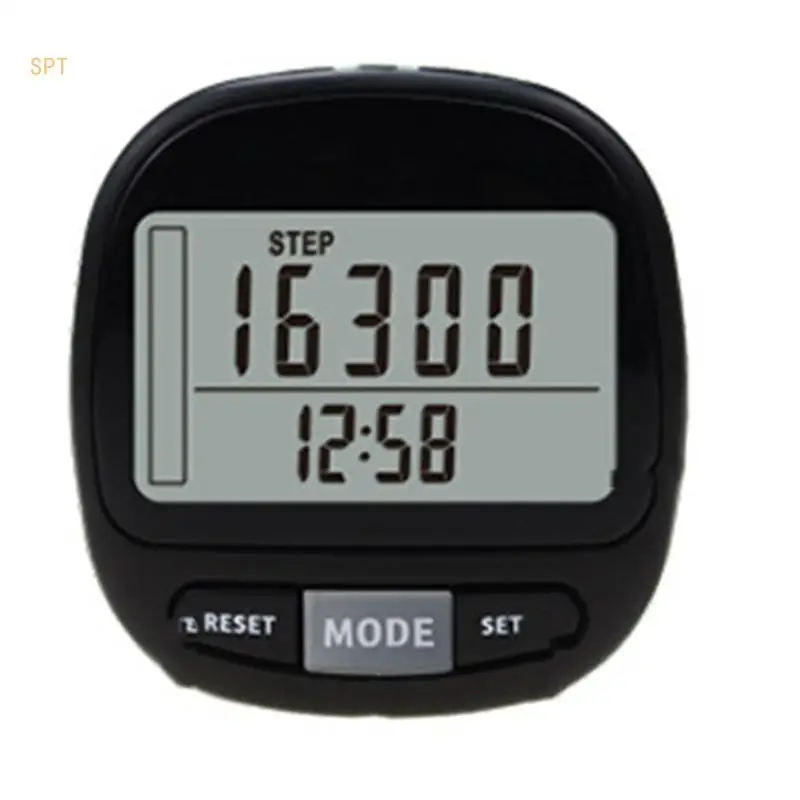 Walking Step Counter with Clip LCD Walking Step Counter For Men, Women, Pet 714F
Walking Step Counter with Clip LCD Walking Step Counter For Men, Women, Pet 714F