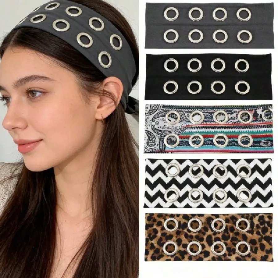 Wide Side Printed Headband with Metal Buckle, Vintage Paisley Leopard Pattern Hair Band, Fashion Versatile Women Hair Accessory
Wide Side Printed Headband with Metal Buckle, Vintage Paisley Leopard Pattern Hair Band, Fashion Versatile Women Hair Accessory