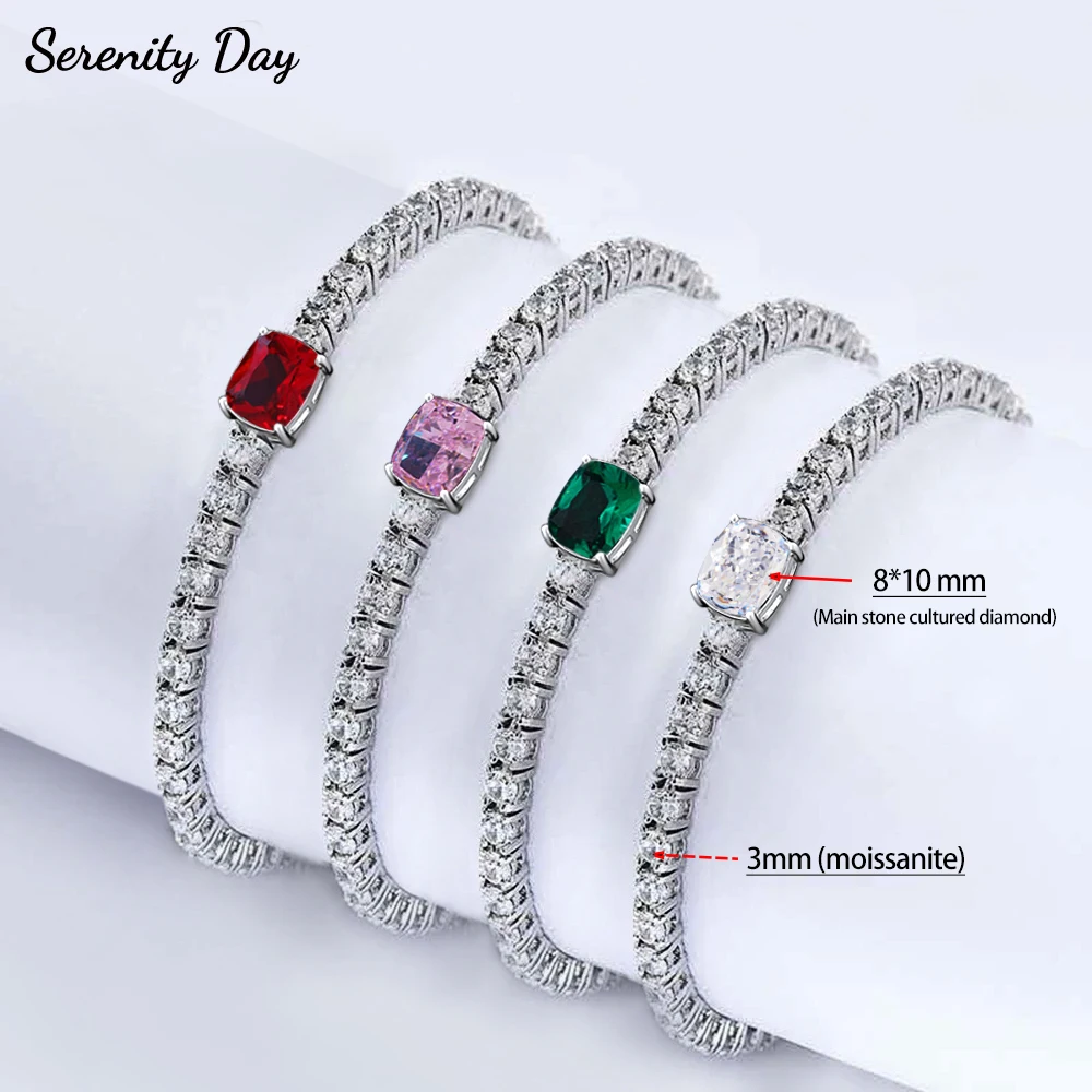 Serenity 3mm D Color Moissanite Tennis Bracelet for Women Men 100% S925 Sterling Silver Ice Flower Cut Cultured Diamond Bracelet
Serenity 3mm D Color Moissanite Tennis Bracelet for Women Men 100% S925 Sterling Silver Ice Flower Cut Cultured Diamond Bracelet