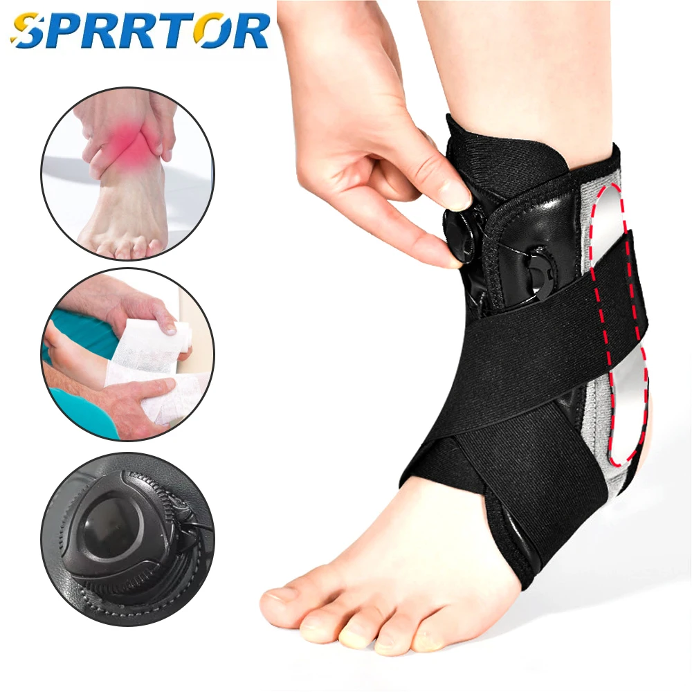 1PCS Ankle Brace for Sprained Ankle, Ankle Support Brace with Side Stabilizers for Men & Women, Ankle Splint Stabilizer
1PCS Ankle Brace for Sprained Ankle, Ankle Support Brace with Side Stabilizers for Men & Women, Ankle Splint Stabilizer