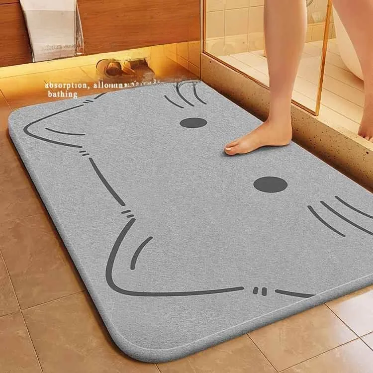 Thickened Silicon Dinosaur Mat Absorbent Slip Resistant Easy to Clean Bathroom Floor Mat Modern Style Home Decor Rug
Thickened Silicon Dinosaur Mat Absorbent Slip Resistant Easy to Clean Bathroom Floor Mat Modern Style Home Decor Rug