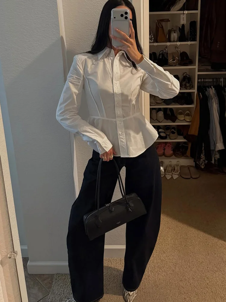 HH 2026 Рубашка женская весна лето новый универсальный облегающий крой с длинным рукавом дизайнерская блузка с рюшами офисный шикарный элегантный топ
HH 2026 Рубашка женская весна лето новый универсальный облегающий крой с длинным рукавом дизайнерская блузка с рюшами офисный шикарный элегантный топ