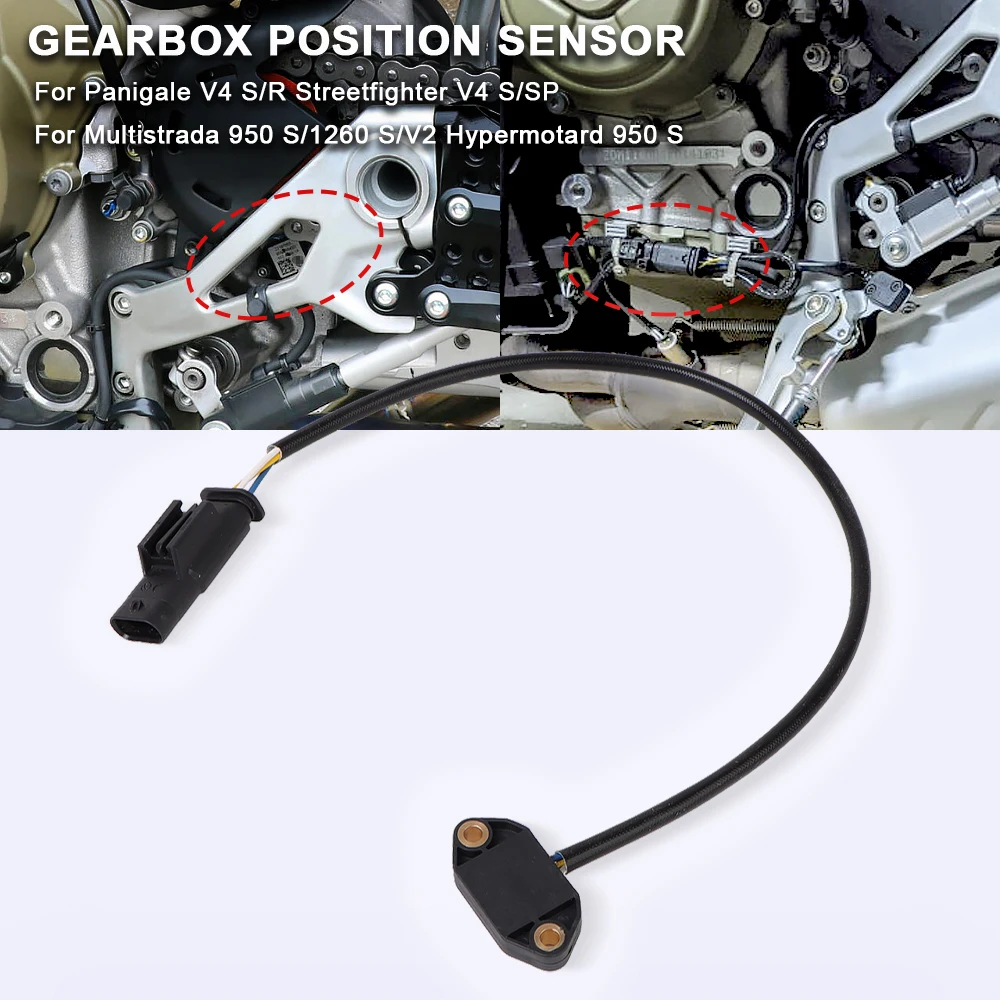 For Ducati Multistrada 1260 S V2S Streetfighter V4 Hypermotard 950 Panigale V4S Gearbox Position Sensor Replacement Accessories
For Ducati Multistrada 1260 S V2S Streetfighter V4 Hypermotard 950 Panigale V4S Gearbox Position Sensor Replacement Accessories