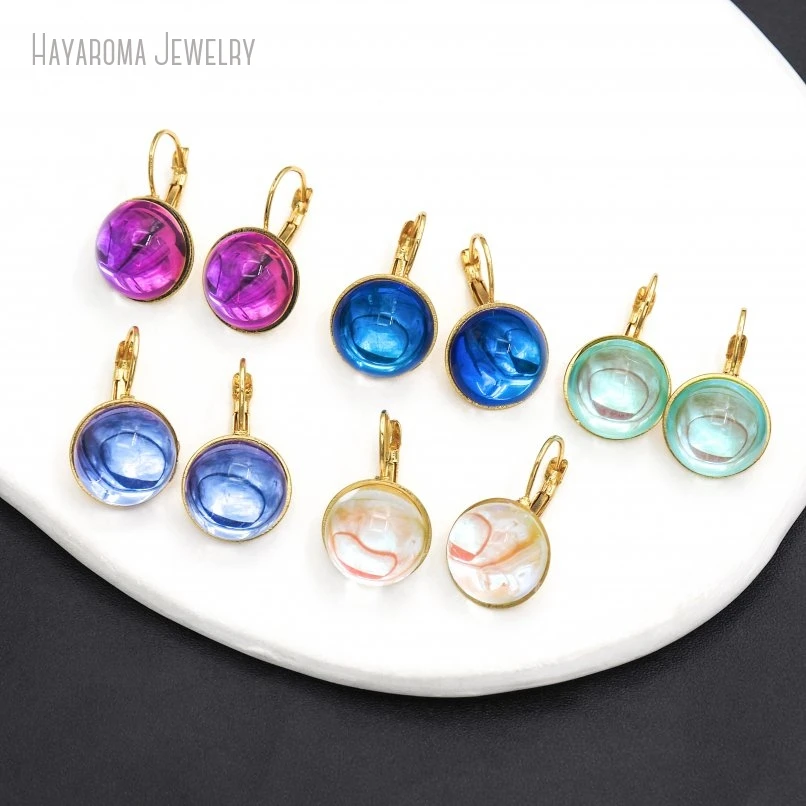 2Pcs Copper Wholesale Round Coin Shape Circle Gold Color Metal Glass Earrings ER53451
2Pcs Copper Wholesale Round Coin Shape Circle Gold Color Metal Glass Earrings ER53451