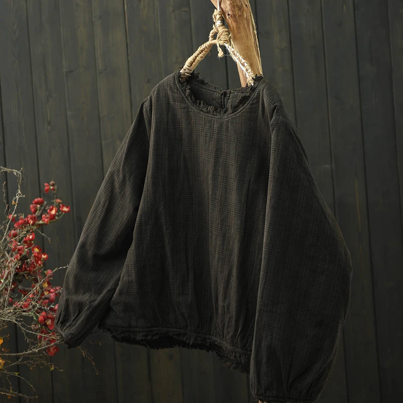 Женские повседневные пуловеры из хлопка и льна, новинка 2025 года, зимние, в винтажном стиле, с круглым вырезом, однотонные, утепленные, толстые, теплые топы M2261
Женские повседневные пуловеры из хлопка и льна, новинка 2025 года, зимние, в винтажном стиле, с круглым вырезом, однотонные, утепленные, толстые, теплые топы M2261