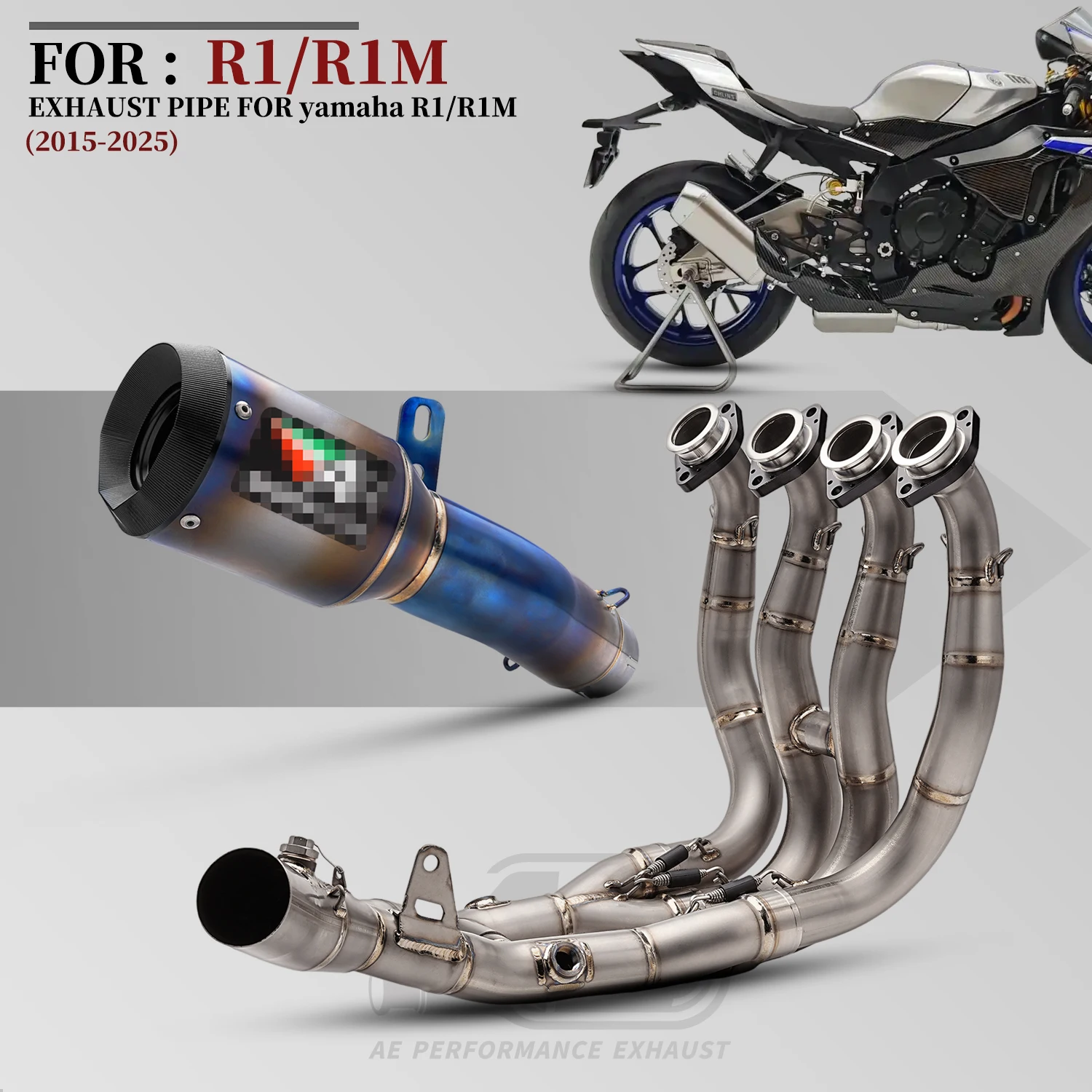 Motorcycle Exhaust R1 R1M 2015 2016 2017 2018 2019 2020 2021 2022 2023 2024 2025 Full System Titanium Alloy Muffler Slip NLKHANM
Motorcycle Exhaust R1 R1M 2015 2016 2017 2018 2019 2020 2021 2022 2023 2024 2025 Full System Titanium Alloy Muffler Slip NLKHANM