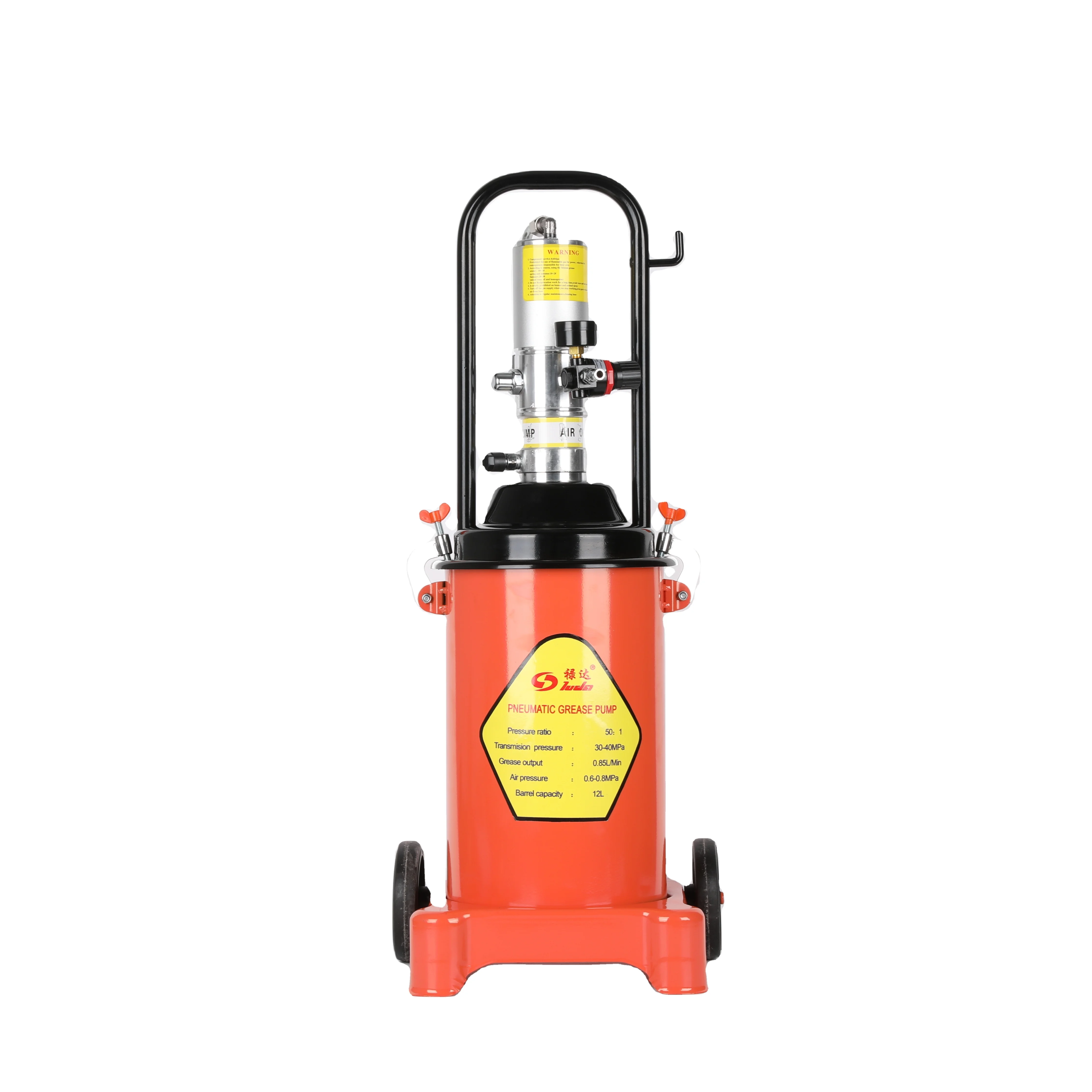 LD-608 12L High Pressure air Operated Grease Pump
LD-608 12L High Pressure air Operated Grease Pump