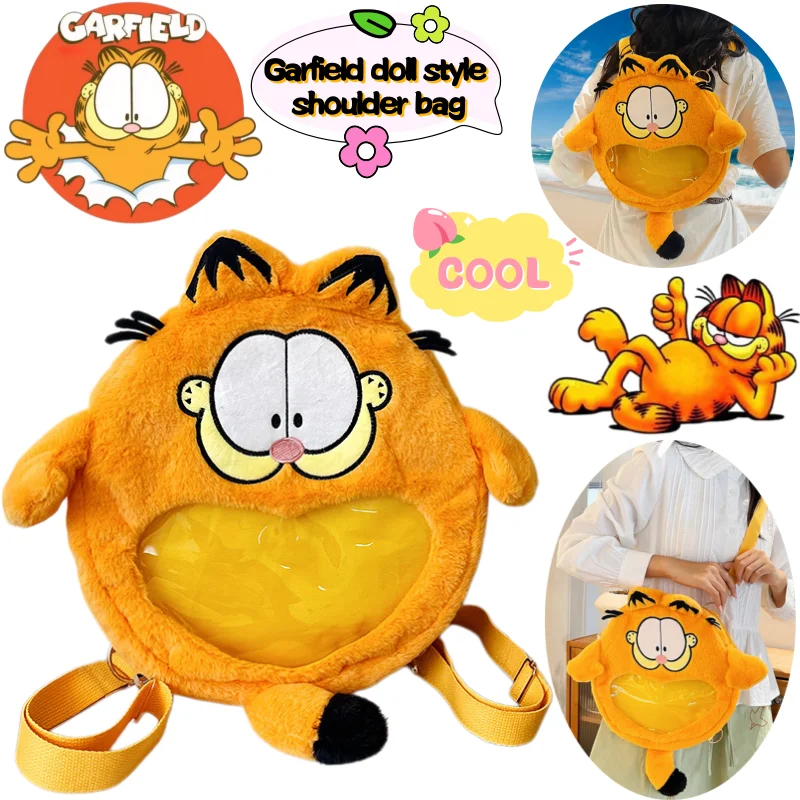 New Garfield Shoulder Bag High Color Value Anime Doll Shape Creative Large Capacity Portable Girl Cartoon Shoulder Crossbody Bag
New Garfield Shoulder Bag High Color Value Anime Doll Shape Creative Large Capacity Portable Girl Cartoon Shoulder Crossbody Bag
