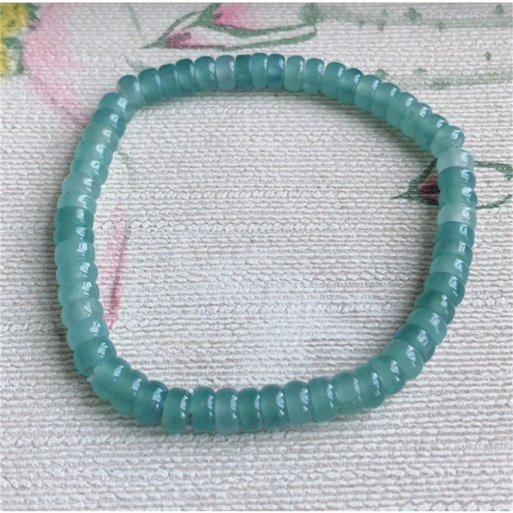 Natural Jade A-grade Raw Stone Live Streaming Jade Ice Seed Blue Water Delicate Exquisite Jade Abacus Bead Bracelet
Natural Jade A-grade Raw Stone Live Streaming Jade Ice Seed Blue Water Delicate Exquisite Jade Abacus Bead Bracelet