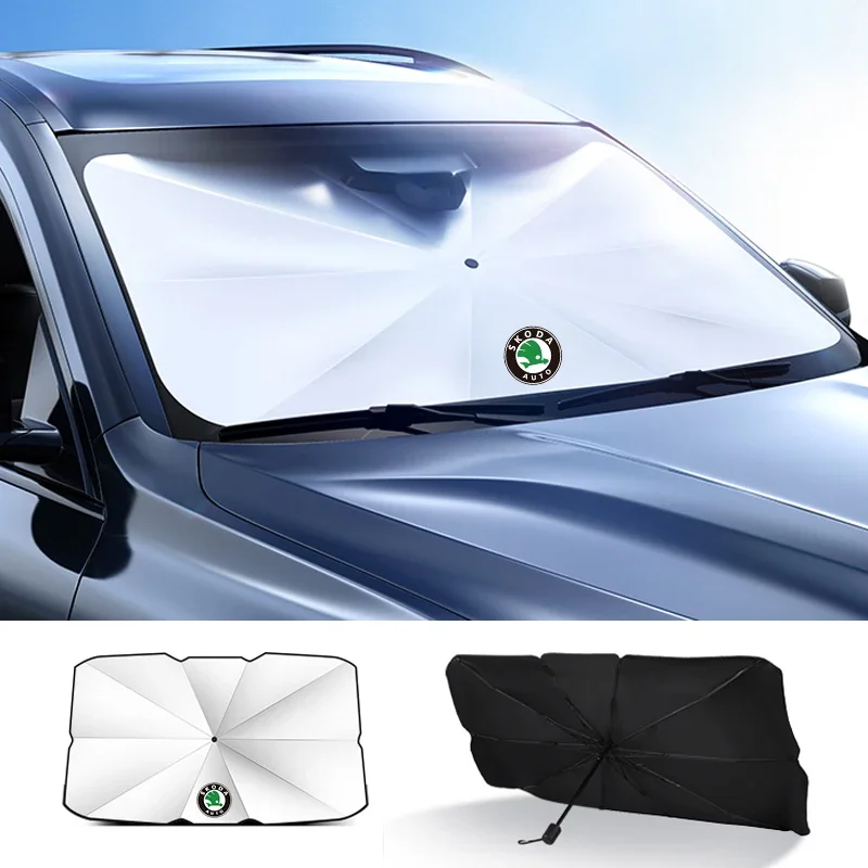 Car Stickers Car Front Windshield Sunshade For Skoda Kamiq KAROQ Scala Octavia Superb UV Protection Sunshade Car Interior Access
Car Stickers Car Front Windshield Sunshade For Skoda Kamiq KAROQ Scala Octavia Superb UV Protection Sunshade Car Interior Access