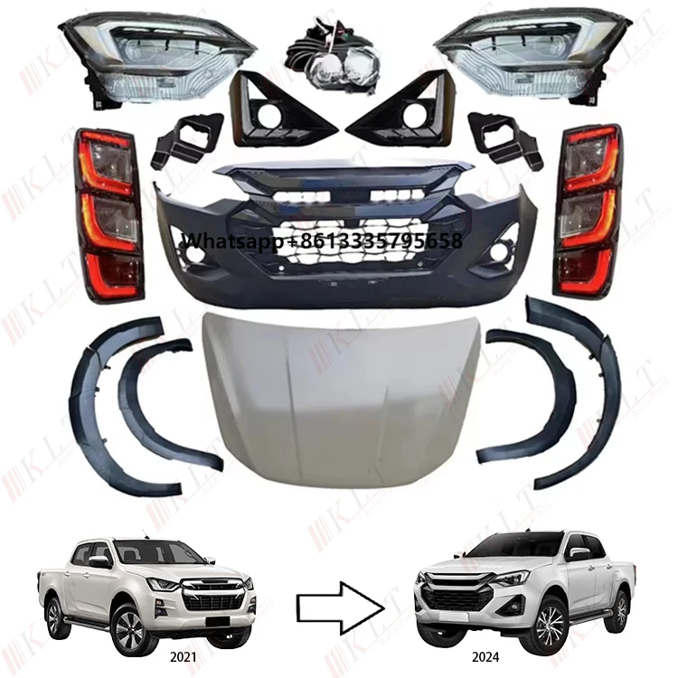 KLT New Arrival Car Bumper LED Light Body Kit for D-max Old to New 2021-2024 Upgrade
KLT New Arrival Car Bumper LED Light Body Kit for D-max Old to New 2021-2024 Upgrade