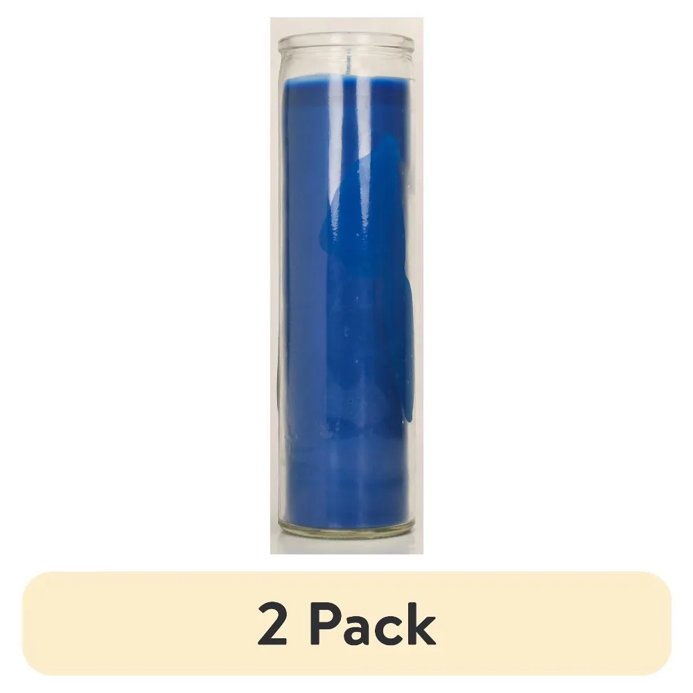 Blue Wax Prayer Candle in Clear Glass 8 Inch Tall Pack of 2 Catholic Religious Devotional Candles for Home Altar Church Blessing Gift
Blue Wax Prayer Candle in Clear Glass 8 Inch Tall Pack of 2 Catholic Religious Devotional Candles for Home Altar Church Blessing Gift