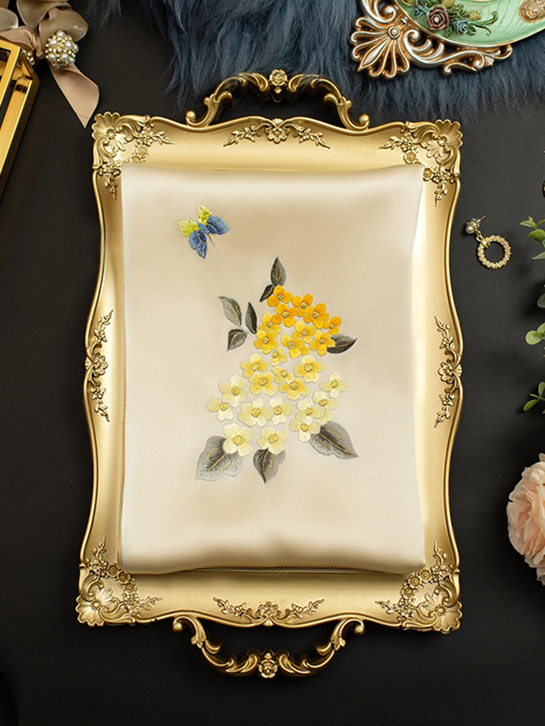 Southeastern Suzhou Silk Scarf Silk Embroidery Mother's Day Gift for Elderly Women Floral Pattern Multi-Functional S...
Southeastern Suzhou Silk Scarf Silk Embroidery Mother's Day Gift for Elderly Women Floral Pattern Multi-Functional S...