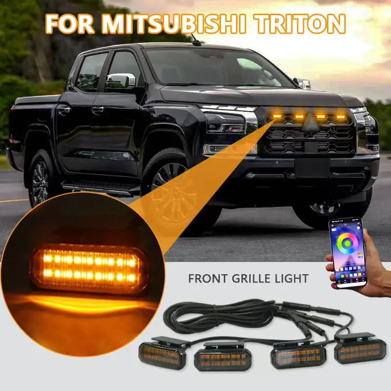 18LED Front Grille Light For Mitsubishi Triton Car Daytime Running Light Wheel Eyebrow Lamp For Pickup Offroad 12V led light
18LED Front Grille Light For Mitsubishi Triton Car Daytime Running Light Wheel Eyebrow Lamp For Pickup Offroad 12V led light