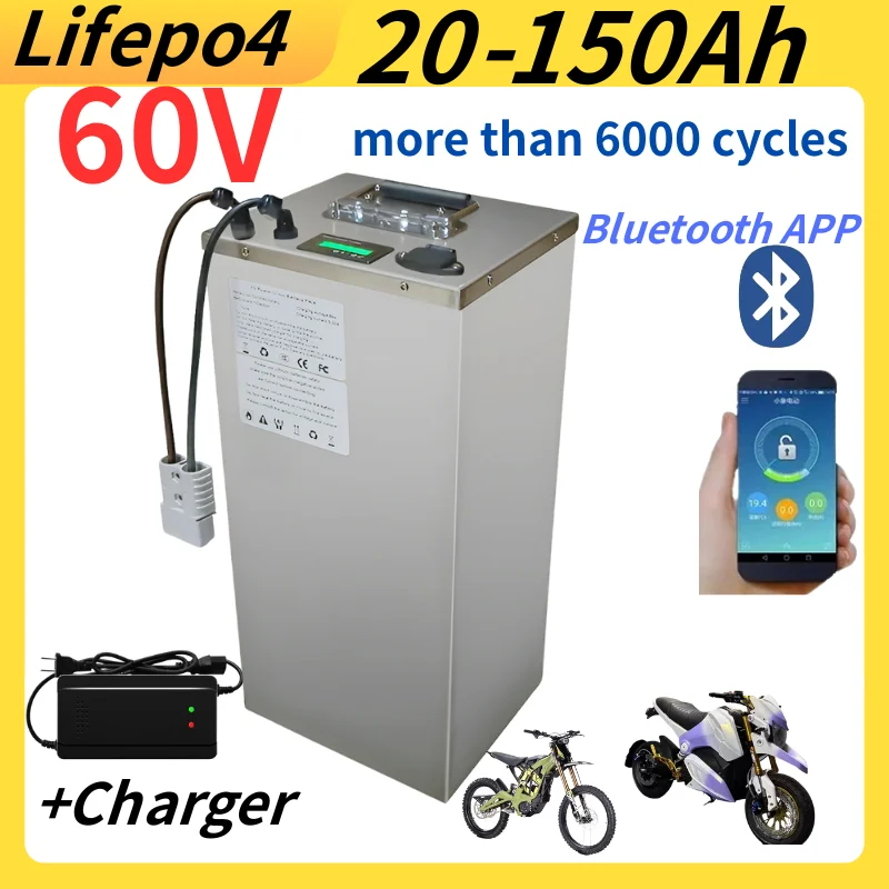 Литиевая батарея lifepo4, 100 Ач, 60 В, 60 Ач, 80 Ач, 30 Ач, 60 В, 40 Ач, 150 Ач, 120 Ач, с приложением Bluetooth, BMS, для скутера
Литиевая батарея lifepo4, 100 Ач, 60 В, 60 Ач, 80 Ач, 30 Ач, 60 В, 40 Ач, 150 Ач, 120 Ач, с приложением Bluetooth, BMS, для скутера