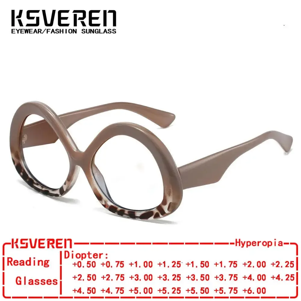 KSVEREN Anti Blue Light Oval Reading Glasses Women Finished Prescription Presbyopic Eyewear Female Clear Lens Optical Glasses
KSVEREN Anti Blue Light Oval Reading Glasses Women Finished Prescription Presbyopic Eyewear Female Clear Lens Optical Glasses