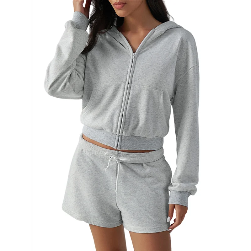 A18P-Womens 2 Piece Sets Outfits Long Sleeve Sweatshirts Tops Shorts Tracksuits Casual Lounge Set Matching Set
A18P-Womens 2 Piece Sets Outfits Long Sleeve Sweatshirts Tops Shorts Tracksuits Casual Lounge Set Matching Set