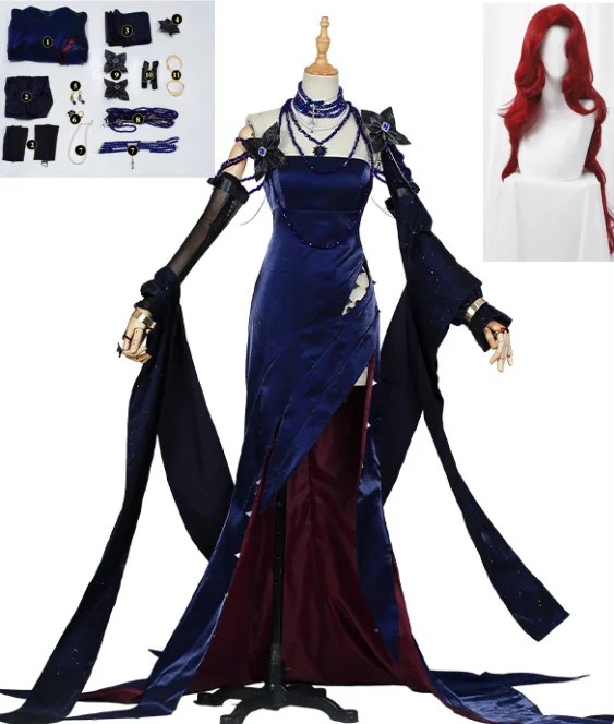 Path To Nowhere Cabernet Cosplay Costume Women Girls Even Dresses Game Clothes Halloween Wig Royal Elder Sister Wind for Adults
Path To Nowhere Cabernet Cosplay Costume Women Girls Even Dresses Game Clothes Halloween Wig Royal Elder Sister Wind for Adults