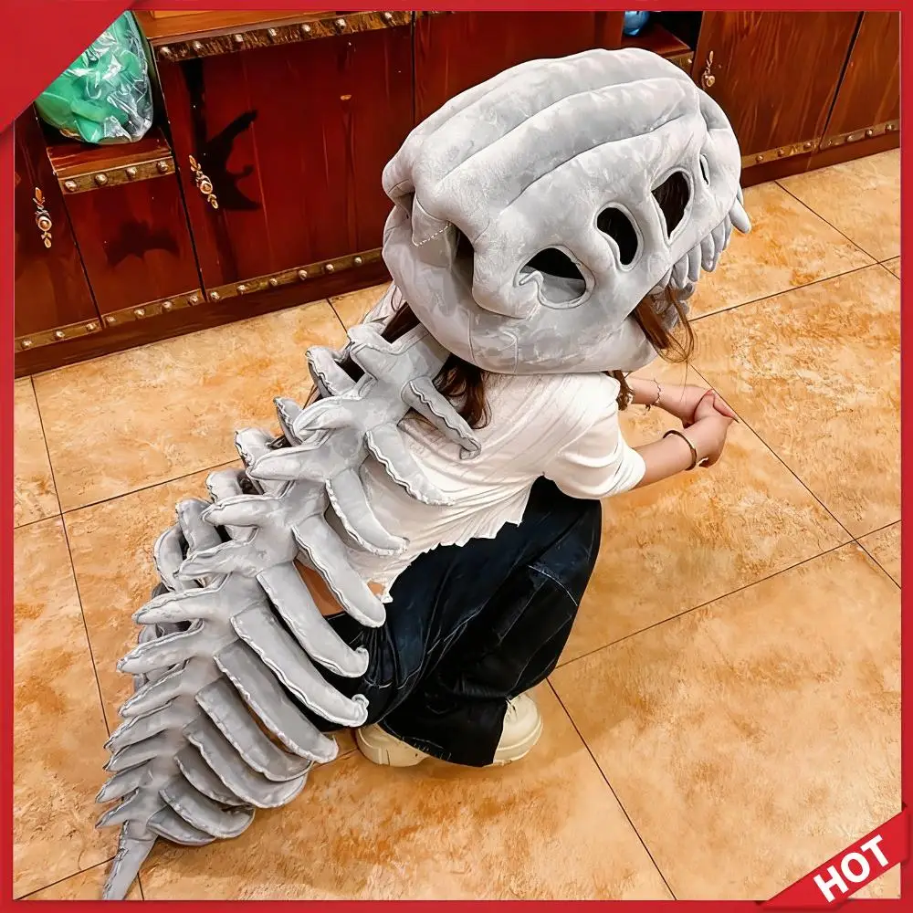 Костюм 3D-скелета динозавра, забавный головной убор динозавра на Хэллоуин, головной убор-скелет динозавра для взрослых и детей, унисекс, на Хэллоуин
Костюм 3D-скелета динозавра, забавный головной убор динозавра на Хэллоуин, головной убор-скелет динозавра для взрослых и детей, унисекс, на Хэллоуин