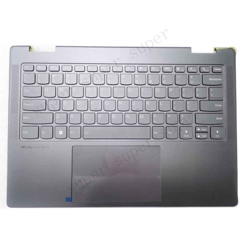 S+ New Palmrest Upper Case US Backlit Keyboard NFP For Lenovo Yoga 7 14IRL8 82YL
S+ New Palmrest Upper Case US Backlit Keyboard NFP For Lenovo Yoga 7 14IRL8 82YL