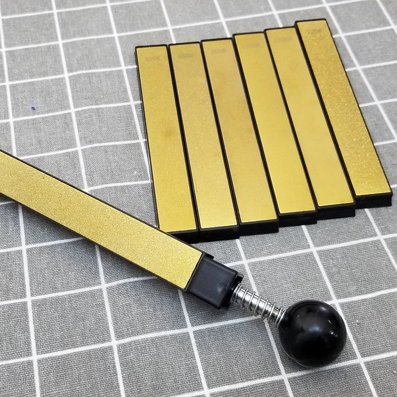 8pcs Gold Diamond Stone Strip Whetstones Suitable for Fixed-angle Sharpeners for Fast Sharpening Kitchen Knife Sharpening System
8pcs Gold Diamond Stone Strip Whetstones Suitable for Fixed-angle Sharpeners for Fast Sharpening Kitchen Knife Sharpening System