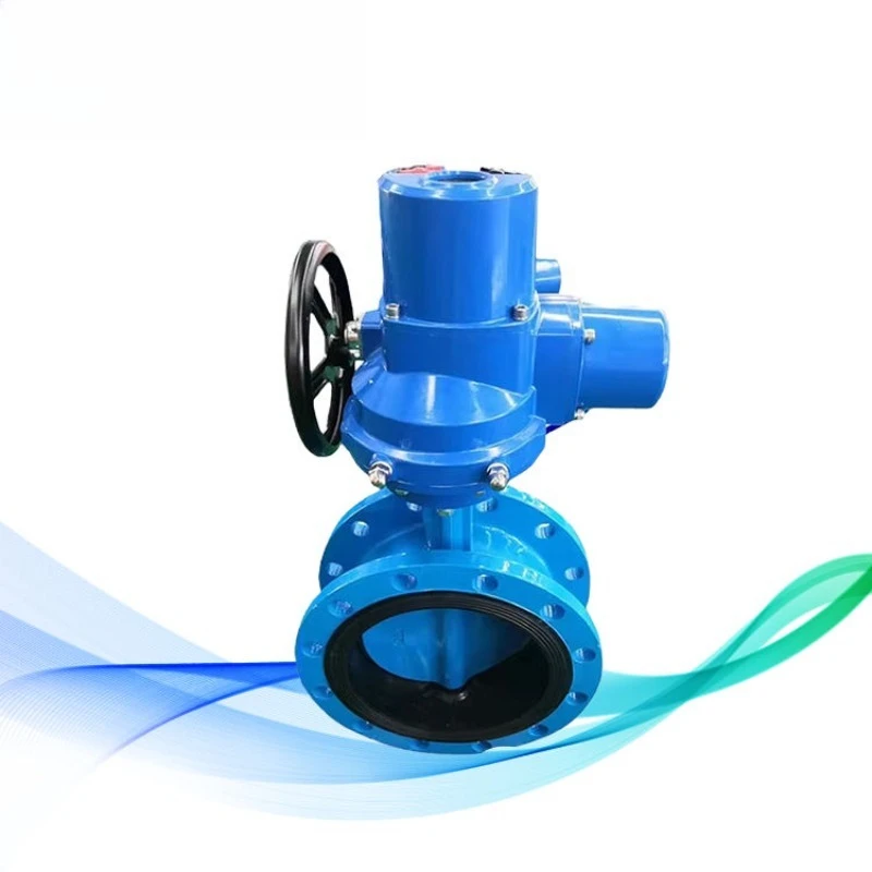 Customizable 4 Inch Electric Flange Butterfly Valve Electric & Manual Structure for Water