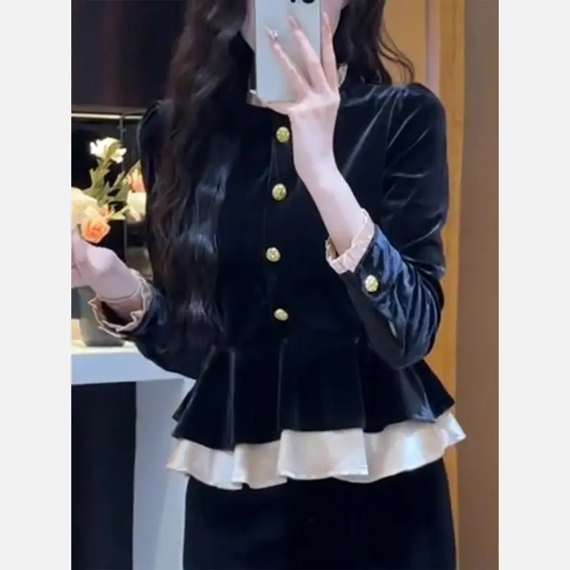 Бархатный длинный свек с круглым вырезом Irt, женская мода, роскошный свободный крой, осень-зима, новинка в стиле ретро TT665
Бархатный длинный свек с круглым вырезом Irt, женская мода, роскошный свободный крой, осень-зима, новинка в стиле ретро TT665