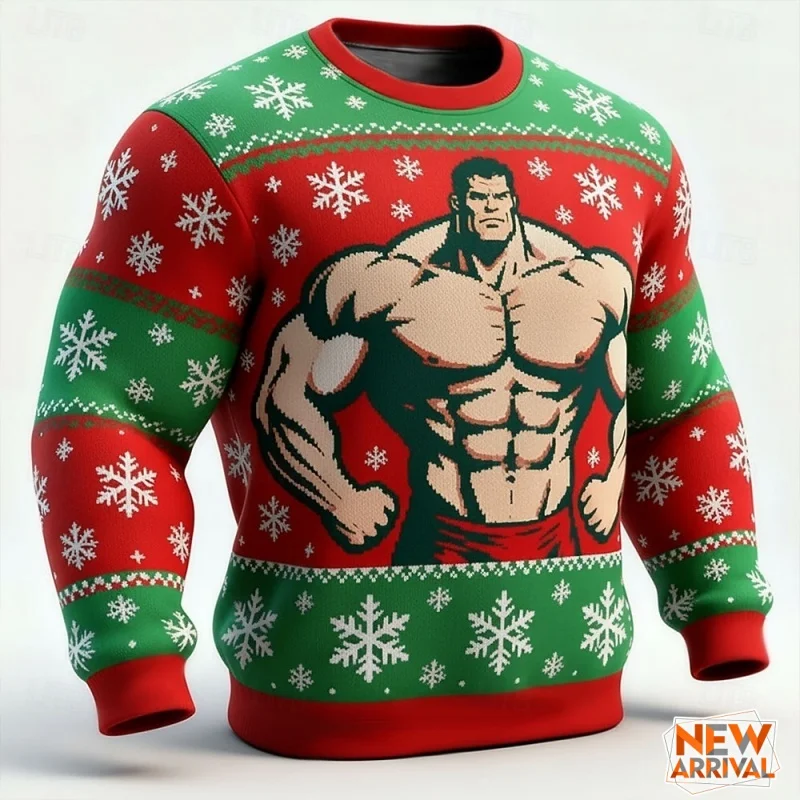Muscle Snowflake Pattern Sweatshirts For Men Women Christmas Deer 3D Printed Pullover Festival Hoodies Long Sleeves O-Neck Tops
Muscle Snowflake Pattern Sweatshirts For Men Women Christmas Deer 3D Printed Pullover Festival Hoodies Long Sleeves O-Neck Tops