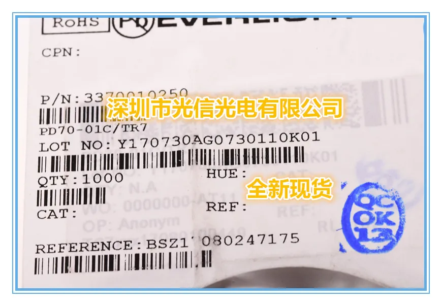 10PCS PD70-01C/TR7 100% imported original main receiving and transmitting tube, photoelectric switch
10PCS PD70-01C/TR7 100% imported original main receiving and transmitting tube, photoelectric switch