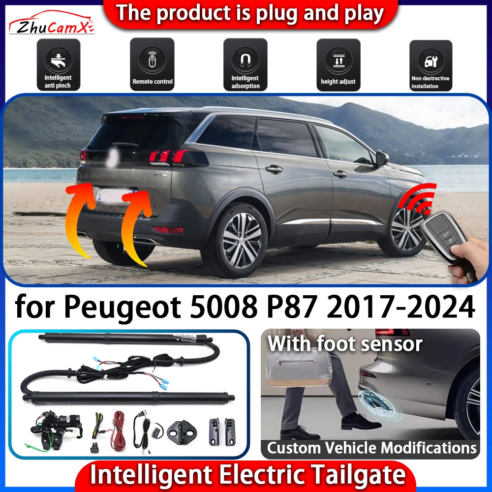 ZhuCamX Smart Powered Tailgate System for Peugeot 5008 P87 2017-2024 Automatic Intelligent Electric Trunk Lift Control Kit
ZhuCamX Smart Powered Tailgate System for Peugeot 5008 P87 2017-2024 Automatic Intelligent Electric Trunk Lift Control Kit