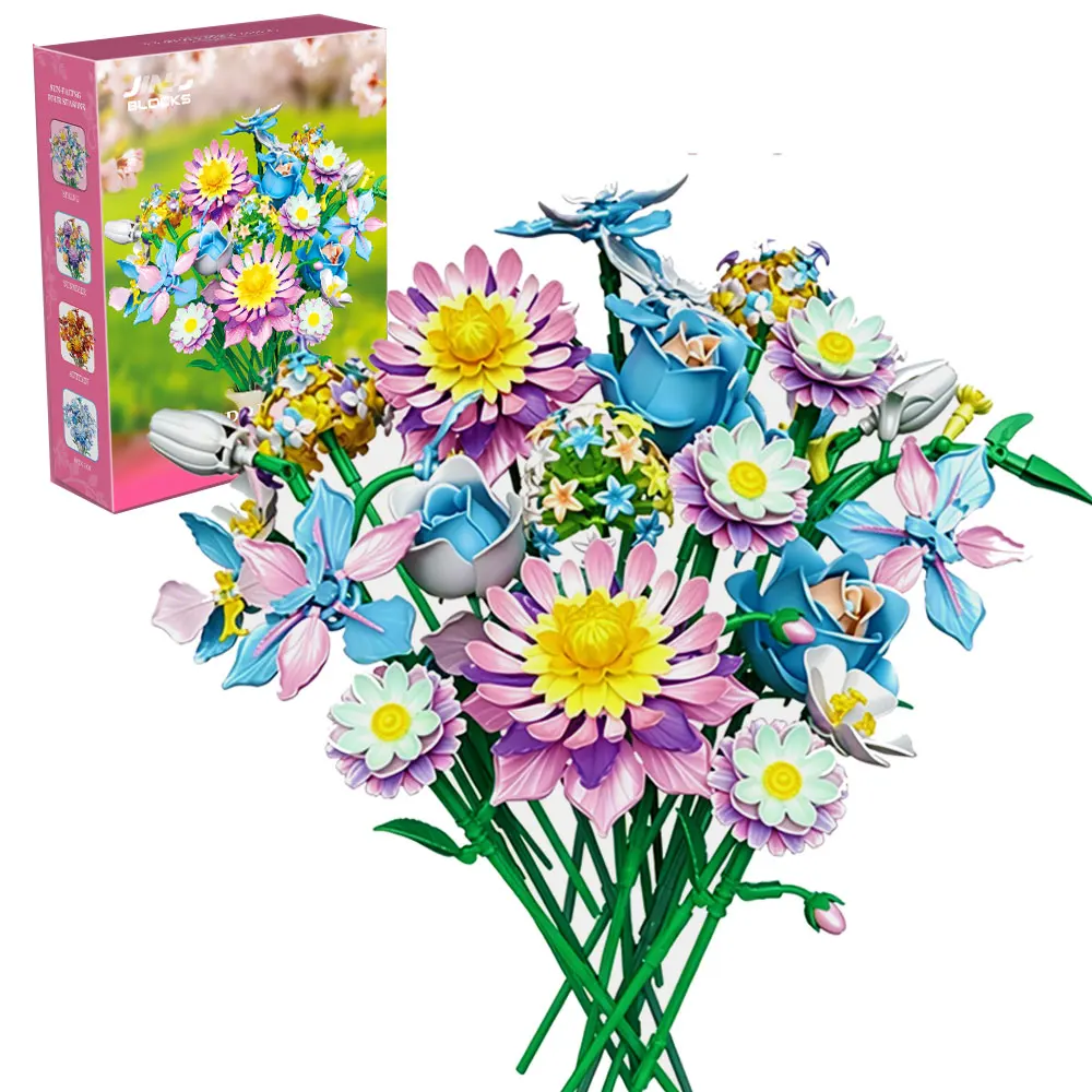 Artificial Flower Building Blocks Bouquet Colorful Botanical Bricks Set DIY Everlasting Flowers Home Toy Gift for Adults Teens
Artificial Flower Building Blocks Bouquet Colorful Botanical Bricks Set DIY Everlasting Flowers Home Toy Gift for Adults Teens