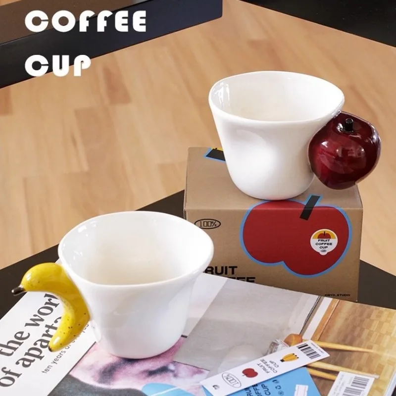 Creative Banana Apple Cup,Couple Coffee Cup,Suitable for Families,Breakfast Milk Cup,Afternoon Tea,Restaurant Caf É Latte ArtCup
Creative Banana Apple Cup,Couple Coffee Cup,Suitable for Families,Breakfast Milk Cup,Afternoon Tea,Restaurant Caf É Latte ArtCup