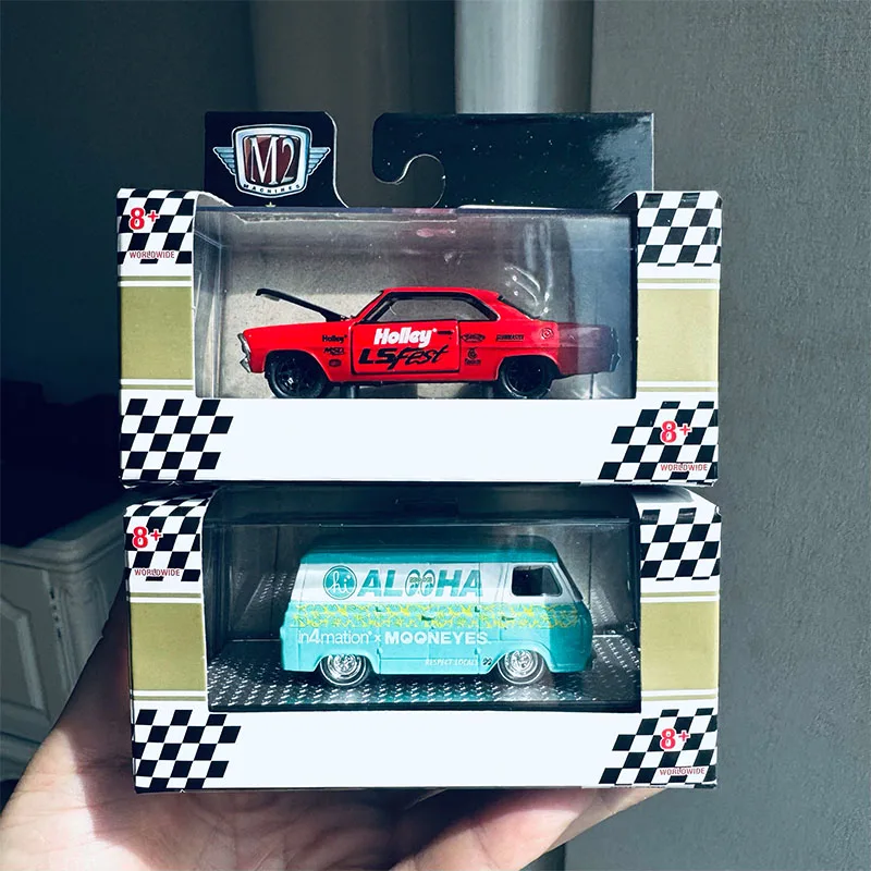 M2 Machines 1:64 Литье под давлением сплава 1965 Ford Econoline In4mation x Mooneyes S28 Модель автомобиля Фургон Детские игрушки
M2 Machines 1:64 Литье под давлением сплава 1965 Ford Econoline In4mation x Mooneyes S28 Модель автомобиля Фургон Детские игрушки