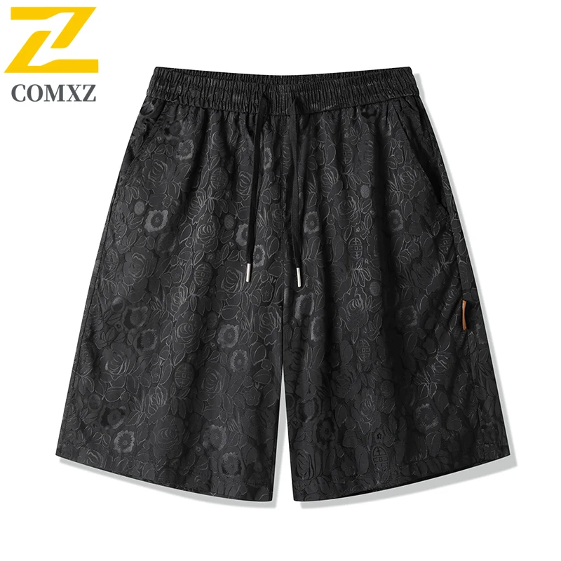 Summer Men Casual Pants Trend Jacquard Ice Silk Quick Drying Breathable Sports Pants Elastic Waist Outdoor Running Fitness Short
Summer Men Casual Pants Trend Jacquard Ice Silk Quick Drying Breathable Sports Pants Elastic Waist Outdoor Running Fitness Short