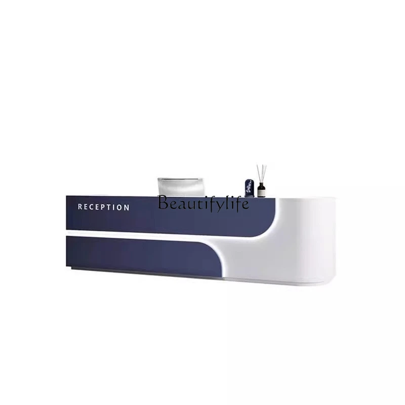 Simple Modern Arc Cashier Counter Trendy Store Beauty Salon Barber Shop Clothing Store Front Desk
Simple Modern Arc Cashier Counter Trendy Store Beauty Salon Barber Shop Clothing Store Front Desk