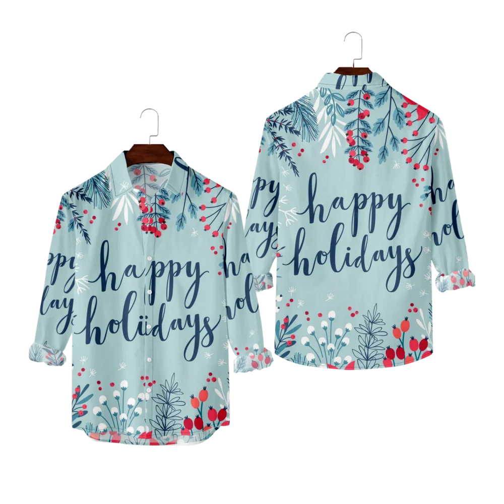 Men's Christmas Feather Long Sleeve Shirts Autumn Korean Shirt Woman Fashion Casual Oversize Shirt Printed Clothing 7
Men's Christmas Feather Long Sleeve Shirts Autumn Korean Shirt Woman Fashion Casual Oversize Shirt Printed Clothing 7