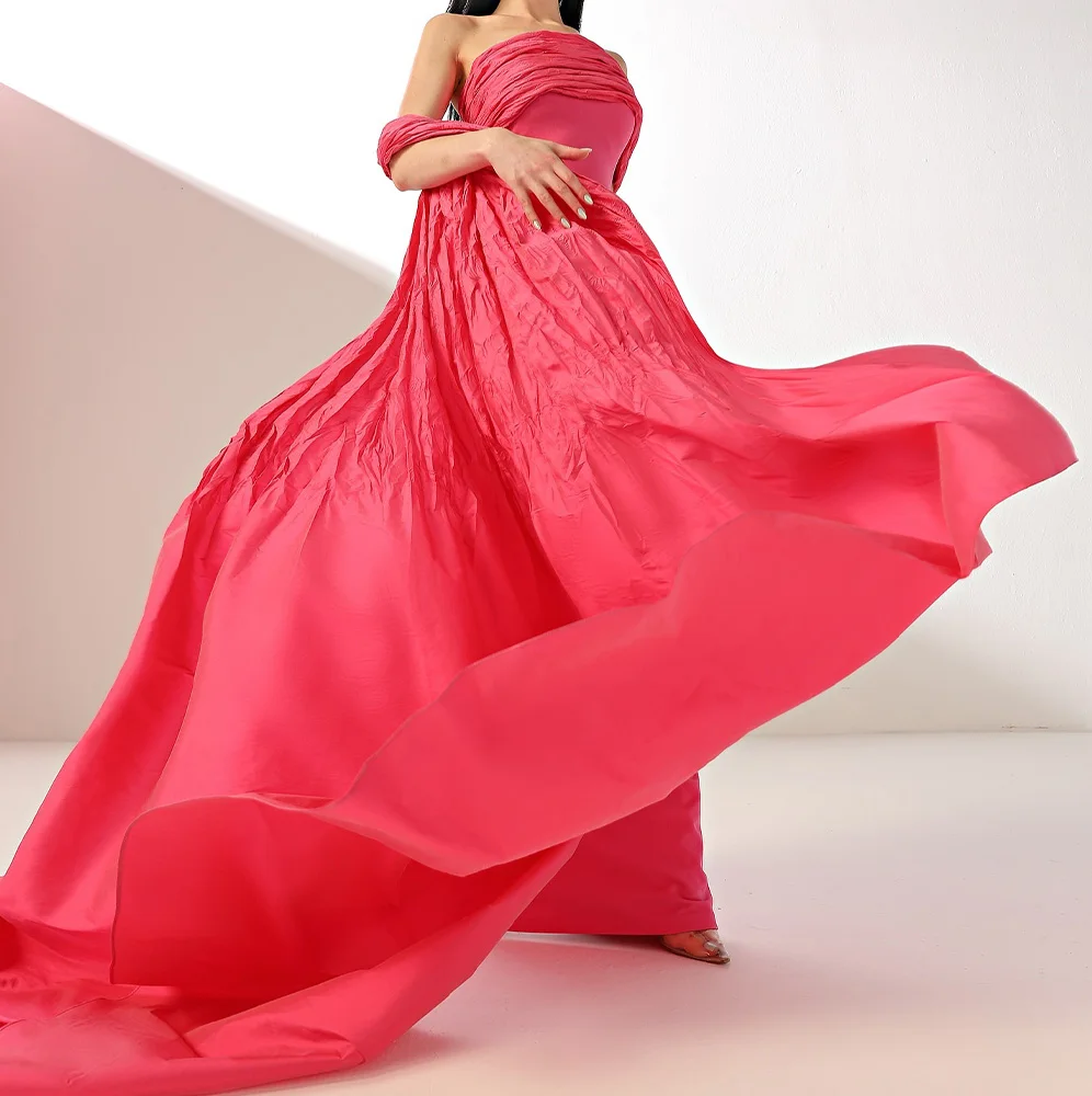 Customized Strapless Sleeveless Satin Off the Shoulder Floor Length Straight Evening Dress Panel Train High Quality Solid Color
Customized Strapless Sleeveless Satin Off the Shoulder Floor Length Straight Evening Dress Panel Train High Quality Solid Color