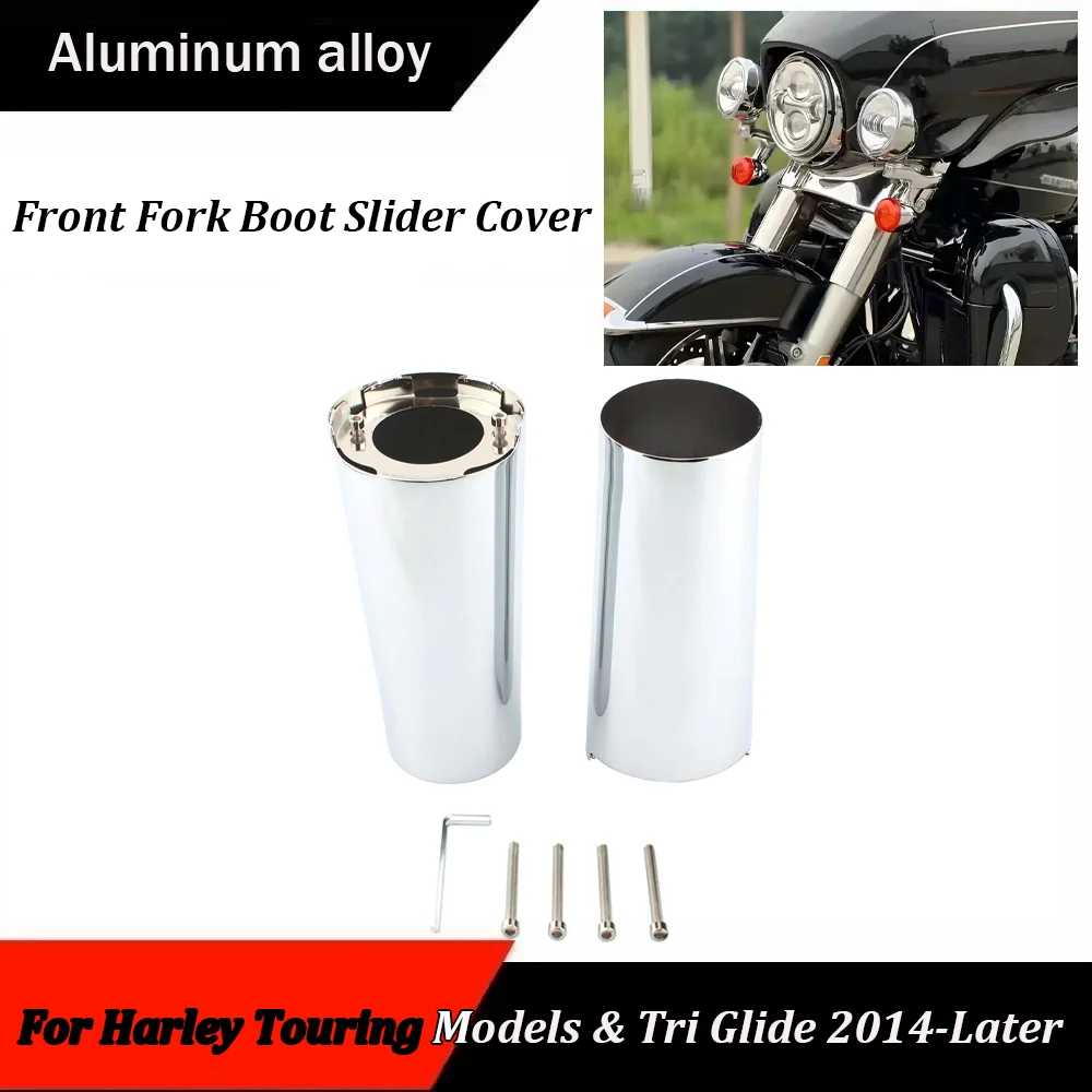 Motorcycle Parts Front Fork Boot Slider Cover For Harley Touring Models & Tri Glide 2014-Later Electra Street Road King Custom
Motorcycle Parts Front Fork Boot Slider Cover For Harley Touring Models & Tri Glide 2014-Later Electra Street Road King Custom